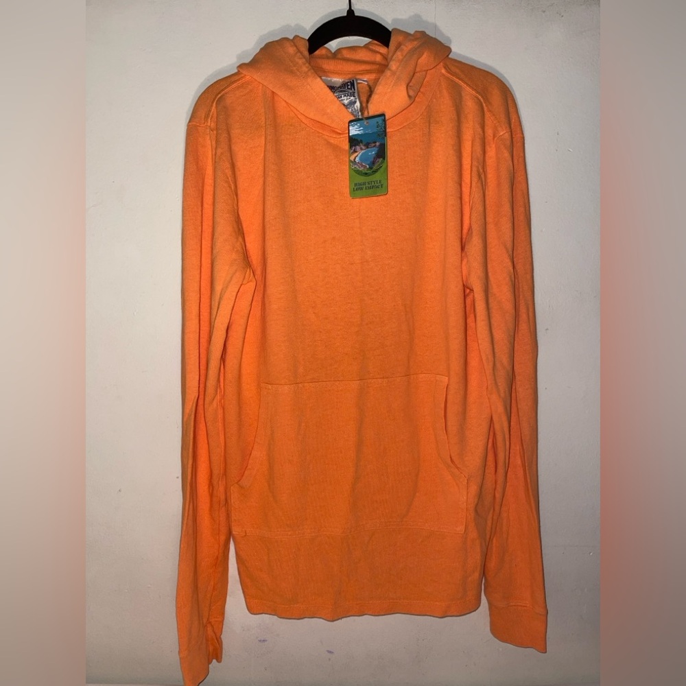 Jungmaven Santa Cruz Hemp Hoodie – Orange (Unisex)